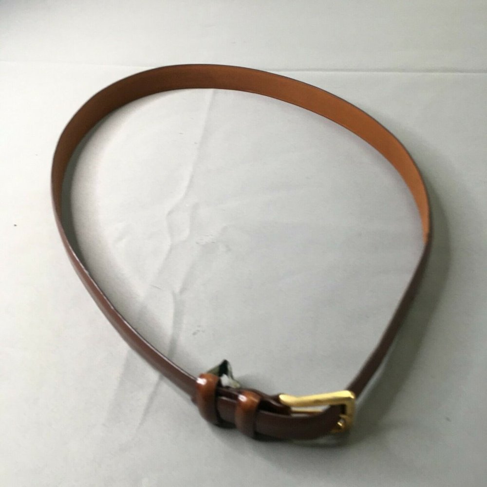 Cole Haan Belt Mens 40/100 Leather Hand Antiqued Brush Off #